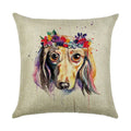 Axyaa Cartoon Design Linen Pillowcase for Home Décor
