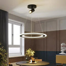 Nordic Design LED Bedroom Pendant Light by Axyaa - Ring-Shaped Restaurant Chandelier