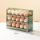 Axyaa Egg Storage Box Organizer Fresh-keeping Container Tray Dispenser Kitchen Holder