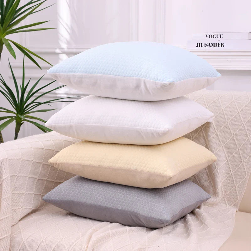 Axyaa Summer Ice Silk Cushion Covers 45x45cm - Soft & Cooling Home Decor Pillowcases