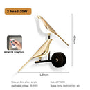 Axyaa Golden Bird LED Wall Lamp - Rotatable Indoor Sconce