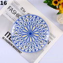 Axyaa Bohemian Nordic Printed Plate - High-Value Household Decor