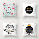 Axyaa Christmas Themed Pillow Covers for Sofa, Bedroom, Car - Festive Cushion Cover