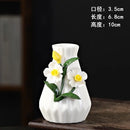 Axyaa Ceramic Mini Flower Pot Vase for Hydroponics & Aromatherapy Décor