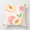 Peachy Pink Pattern Cushion Cover 45X45CM for Sofa Decor by Axyaa