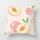 Peachy Pink Pattern Cushion Cover 45X45CM for Sofa Decor by Axyaa
