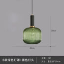 Axyaa Retro LED Glass Pendant Lamp for Home Decor Lighting