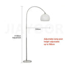 Axyaa Minimalist LED Floor Lamp for Home Decor and Reading