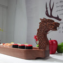 Axya Bamboo Dragon Boat Sushi Mat Bento Onigiri Buffet Platter