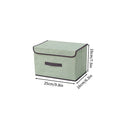 Axyaa Plus Size Clothing Organizer Box with Lid for Quilts and Bedding