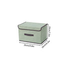 Axyaa Plus Size Clothing Organizer Box with Lid for Quilts and Bedding