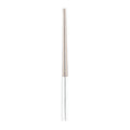 Axyaa Golden Glossy Stainless Steel Korean Chopsticks - Reusable Dinner Tableware