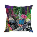 Axyaa Square Landscape Pillowcase for Home Decor - Set of 2