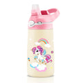 Axyaa Kids Stainless Steel Thermal Water Bottle - Cute Cartoon Design, Leak-Proof Insulated Cup