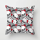 Axyaa Halloween Skull Throw Pillow Cover for Sofa Chair Bed Home Decor