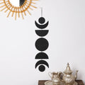 Moon Phase Garland Wall Decor by Axyaa: Boho Home Decor, Nursery Ornament Gift
