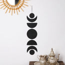 Moon Phase Garland Wall Decor by Axyaa: Boho Home Decor, Nursery Ornament Gift