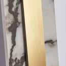 Axyaa Marble LED Wall Light: Luxe Gold Metal, Modern Style for Home, Office, or Restaurant
