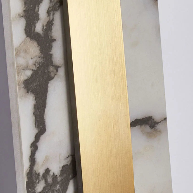 Axyaa Gold Marble LED Wall Light for Home and Business Decor