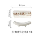Axyaa Ceramic Sushi & Hot Pot Plate Set for Commercial Use