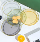 Axyaa Round Fruit Tray Tea Table Cake Tray for High Grade Dried Fruits