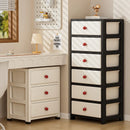 Axyaa 13.8 Inch Drawer Storage Cabinet, 3-6 Tier, Large Capacity, Multi-Color Options