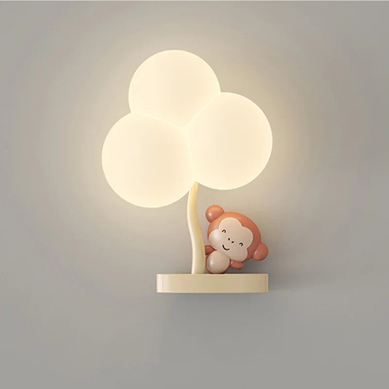 Axyaa Cloud Shape LED Wall Lamp: Baby Room Bedroom Eye Care Fixtures