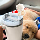 Axyaa Silicone Flower Straw Cover for Stanley Cup 30&40Oz Tumblers