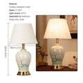 Axyaa Ceramic Table Lamp: Contemporary American Style for Living Room, Bedroom, or Hotel Decor