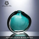 Axyaa Crystal Glass Vase: High-end Flower Arrangement Soft Decoration