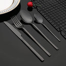 Axyaa 20-Piece Stainless Steel Gold Cutlery Set and Metal Straw Kit