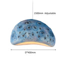 Axyaa Nordic Blue Chandelier Wabi Sabi Style Pendant Lamp