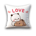 Axyaa 45x45 Cushion Cover, Cute Square Pillowcase, Birthday Wedding Gift