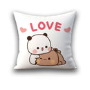 Axyaa 45x45 Cushion Cover, Cute Square Pillowcase, Birthday Wedding Gift