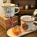 Axyaa Kawaii Puppy Ceramic Coffee Cup Mug, 300ml