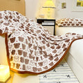Axyaa Milk Flannel Printed Blanket
