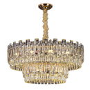 Axyaa Crystal Chandelier: Modern Luxury for Living & Dining Spaces