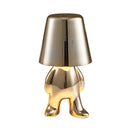 Axyaa Golden Boy LED Desk Lamp Night Light 3 Colors 2000mAh Rechargeable