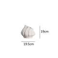 Axyaa Irregular Stripes Ceramic Vase for Home Decoration and Flower Arrangement