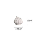 Axyaa Irregular Stripes Ceramic Vase for Home Decoration and Flower Arrangement