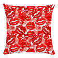Axyaa Red Lips Pattern Pillowcase — Colorful Home Decor