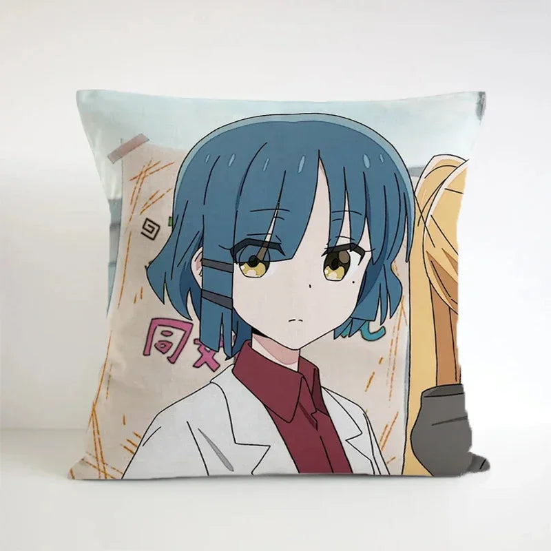 Axyaa 45x45 Decorative Pillowcases for Sofa Pillows - Bocchi Rock Theme