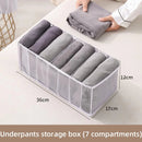 Axyaa Underwear Sock Jeans Bra Organizer Drawer Box Divider Storage Grids Mesh