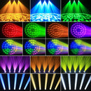 Axyaa 200W RGB LED Beam Moving Head Light with Rainbow & Atomization Effect for Stage