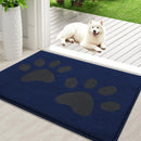Axyaa Quick Dry Chenille Mud Mat - Absorbent Non-Slip Dog Door Mat