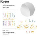 Rainbow Sisters Friends Nursery Wall Art Print for Axyaa Baby Girls Room
