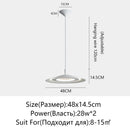 Axyaa Modern Designer White Pendant Lights for Dining Room Kitchen Chandelier