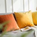 Axyaa Soft Living Room Pillow Cover Breathable Simple Plain Cushion Home Pillowcase