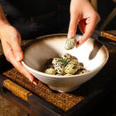 Axyaa Large Ramen Bowl, Japanese Style Ceramic Soup Bowl, Creative Tableware