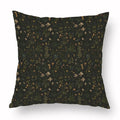 Axyaa Retro Flower Fox Pillowcase in Peach Skin Velvet.